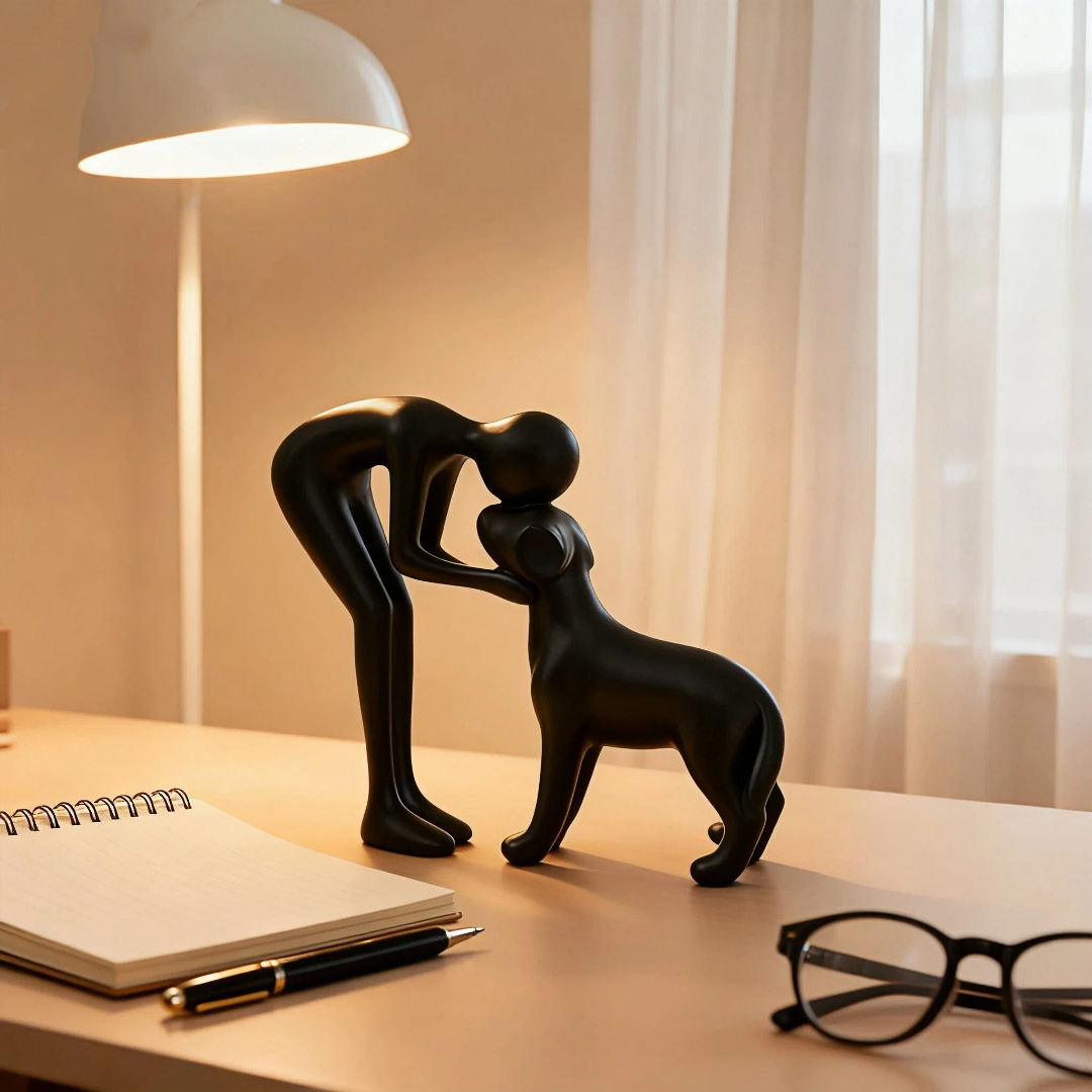 Interior Design Book - Abstract art companionship! Interactive human and