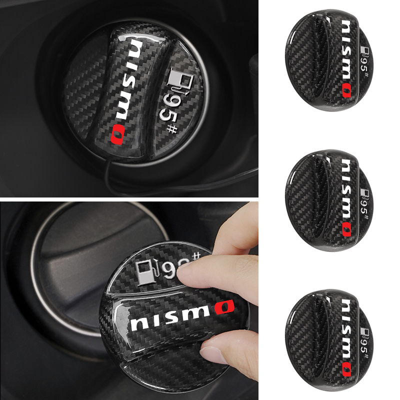 Interior Design Logo - Car LOGO Carbon Fiber Tank Cover