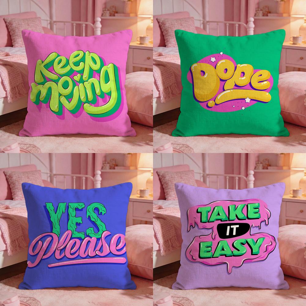 Interior Design Quotes - M-Motivational QuoteS Cushion Cover Premium Comfort