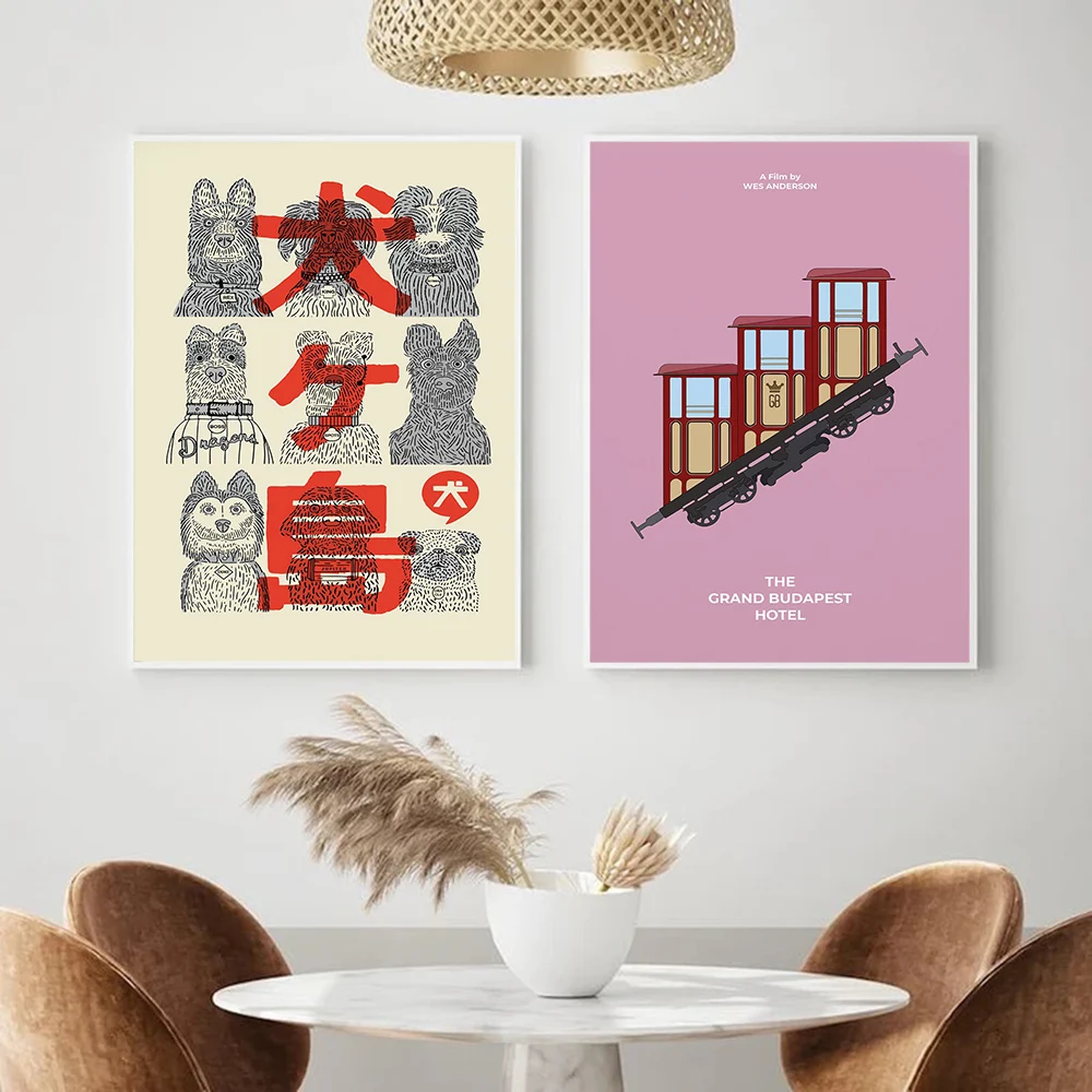 Interior Design Drawing - Vintage Movie Wes Anderson Film Isle