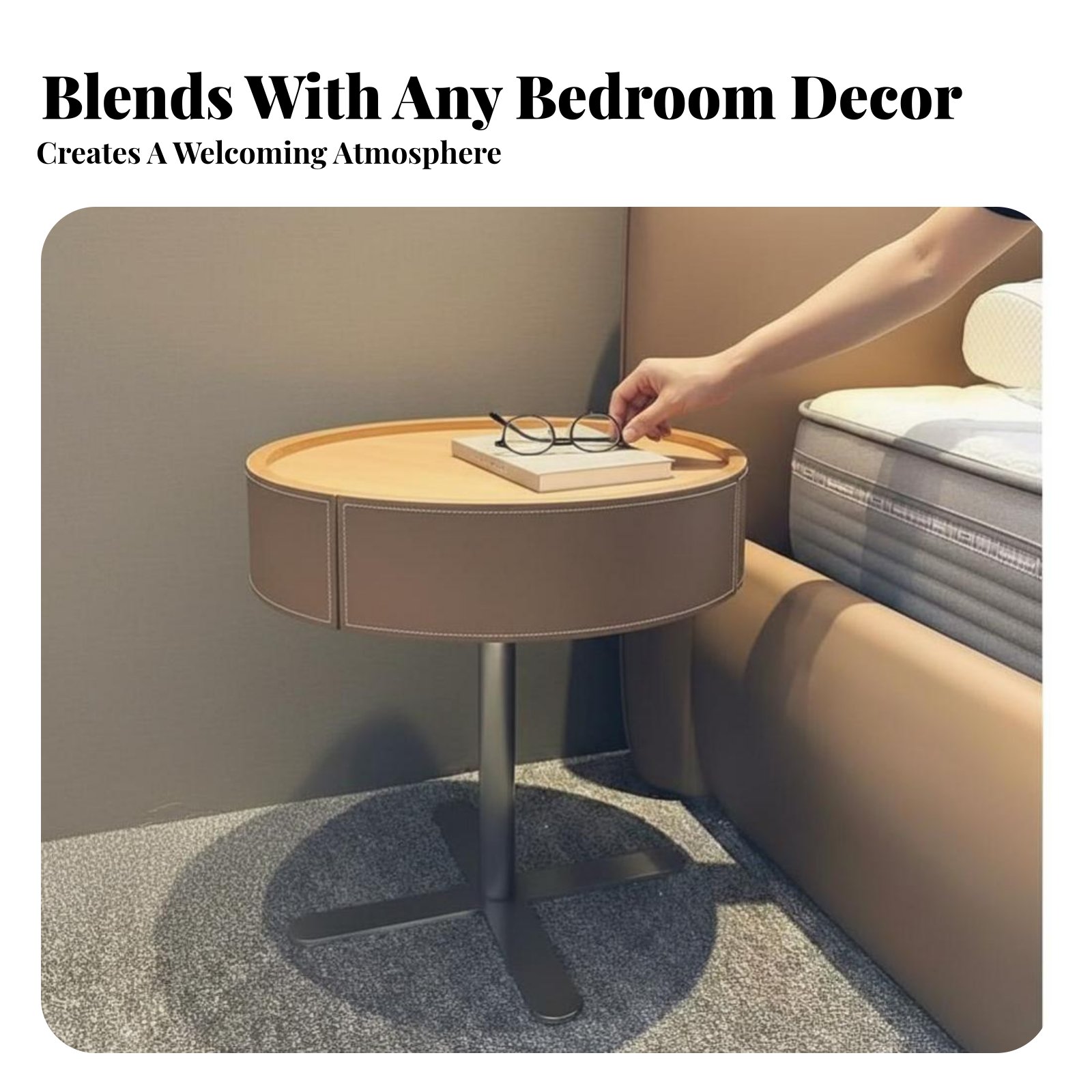 Round Pedestal Night Table Min – Interior Design Office Space Bewertung und Preis