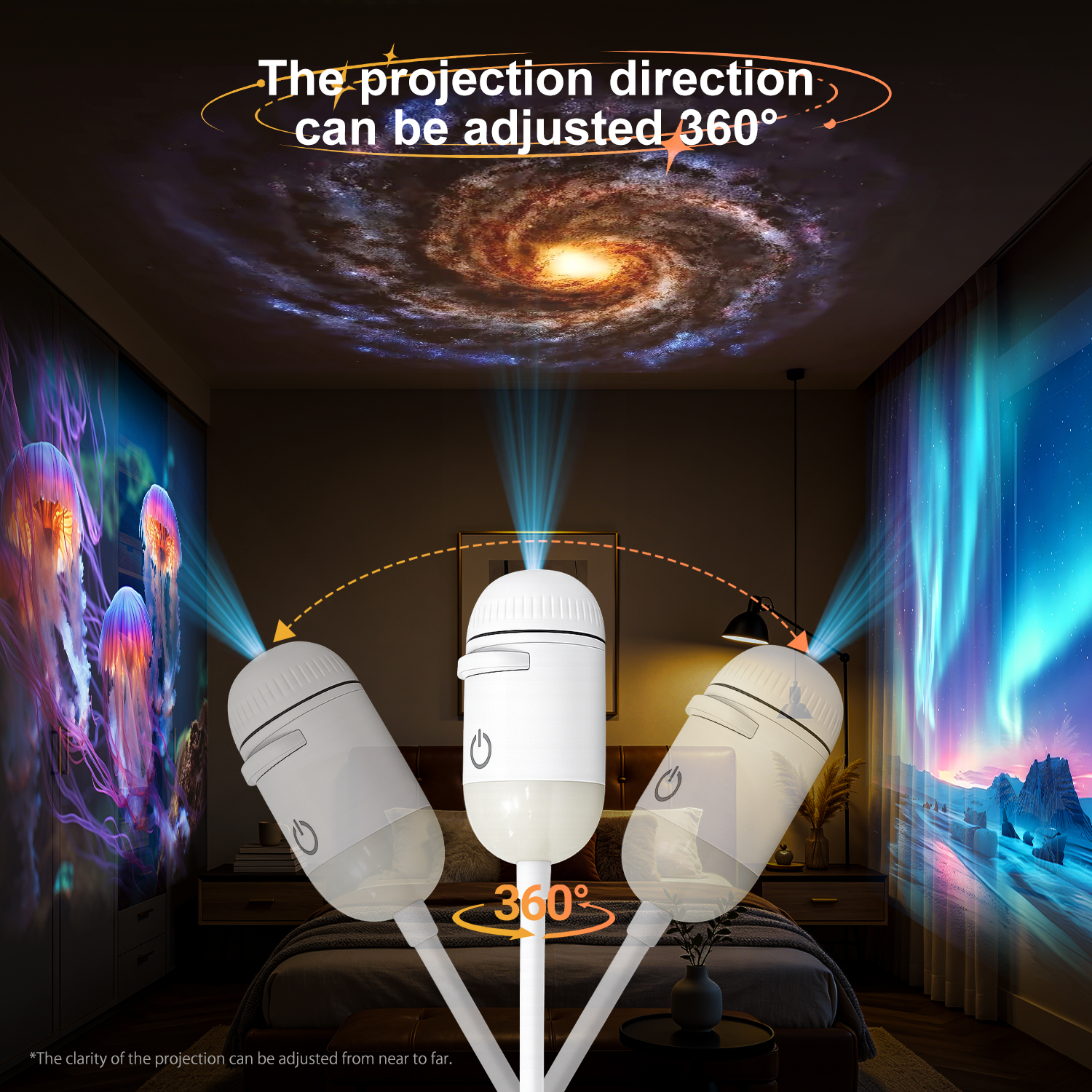 2 in 1 USB Ambient Projection  – Interior Design Drawing Bewertung und Preis