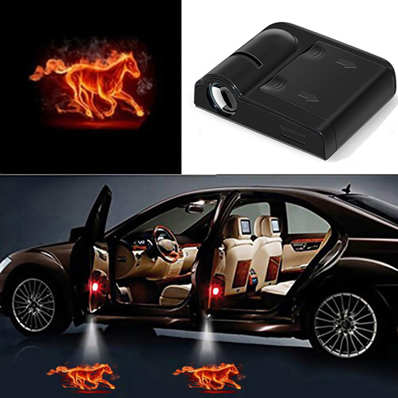 1pcs Car Door Logo Light Welco – Interior Design Logo Bewertung und Preis
