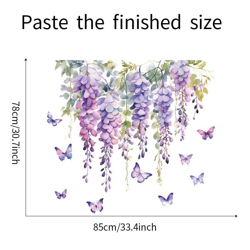 Purple Flower Plants Floral Wa – Interior Design Of House Bewertung und Preis