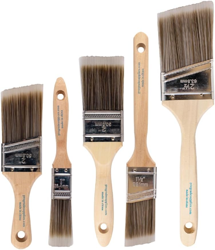 5-Piece Paint Brush Set, Flat  – Interior Design Drawing Bewertung und Preis