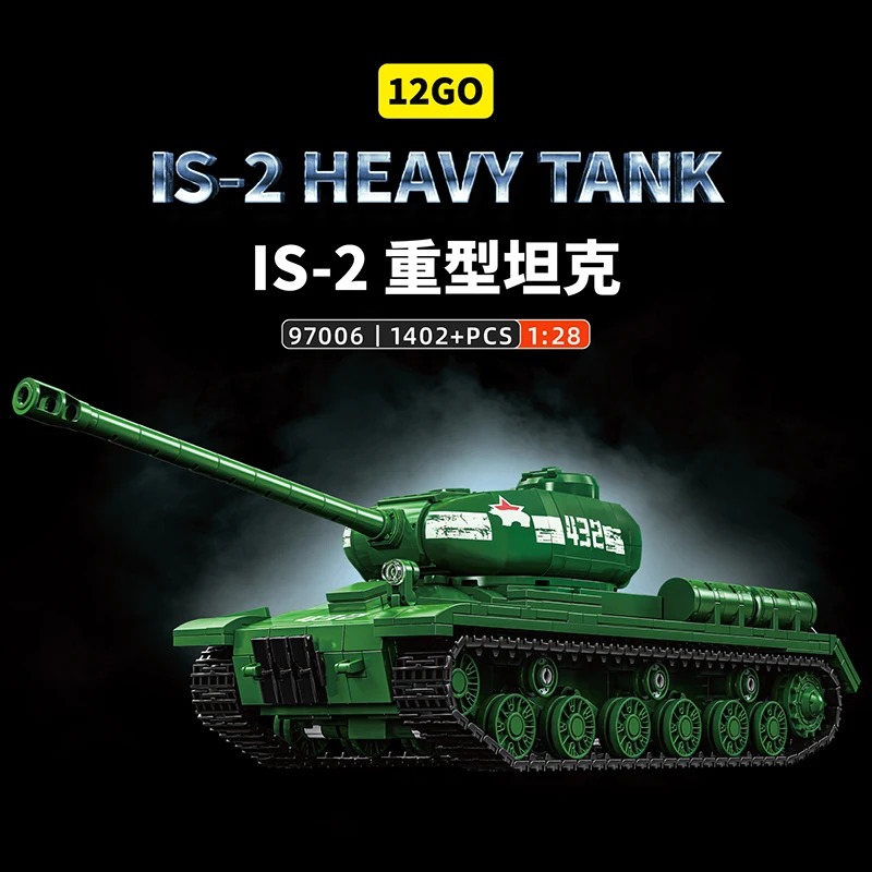 IS-2 Tank Model Kit - 1402PCS  – Interior Design Build Bewertung und Preis