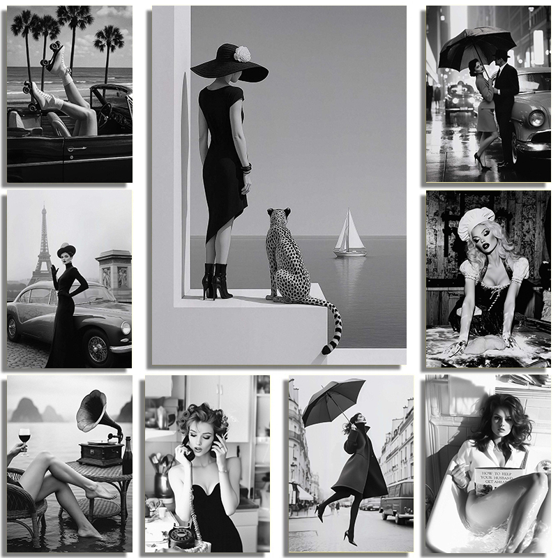 Black And White Fashion Street – Interior Design Drawing Bewertung und Preis