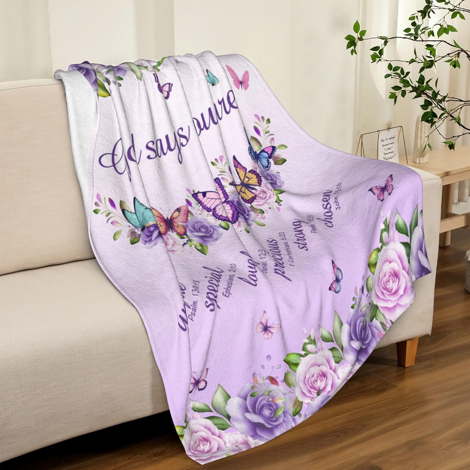 Purple Roses Butterflies Faith – Interior Design Quotes Bewertung und Preis