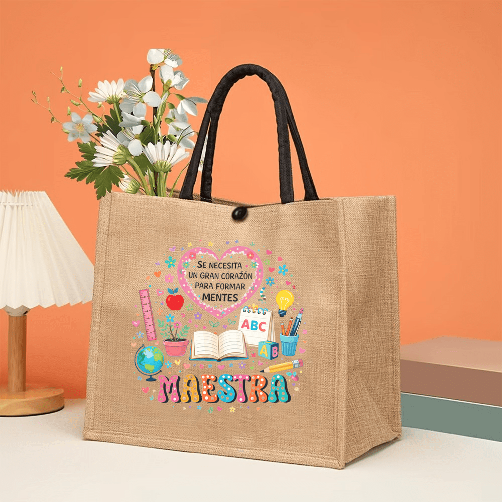 Maestra Printed Linen Tote Bag – Interior Design Book Bewertung und Preis