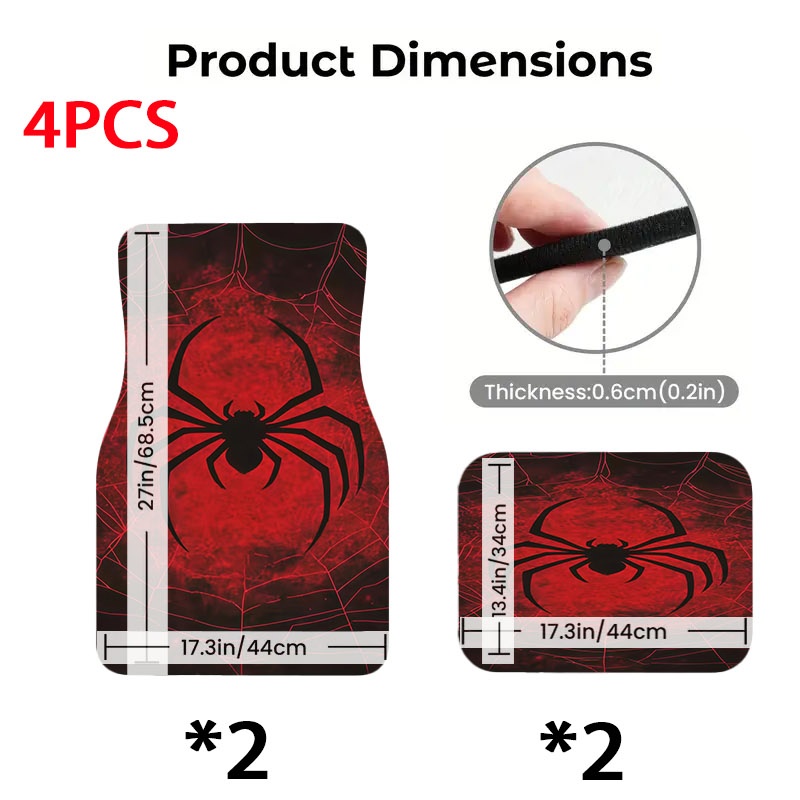 5pcs Car Floor Mats, Black Spi – Interior Design Web Free Bewertung und Preis
