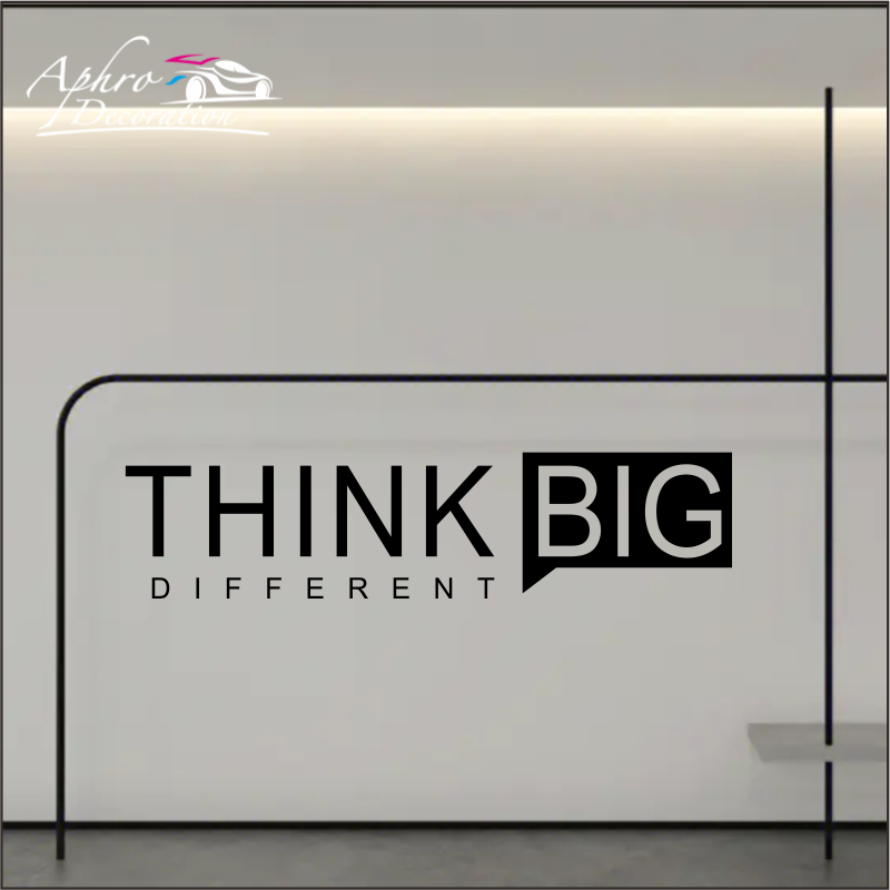 Thank Big Different Office Wal – Interior Design Quotes Bewertung und Preis