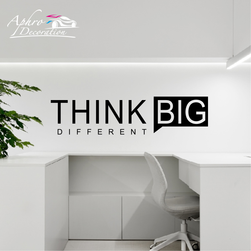 Thank Big Different Office Wal – Interior Design Quotes Bewertung und Preis