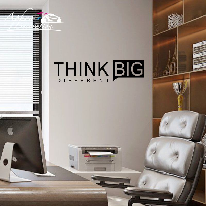 Thank Big Different Office Wal – Interior Design Quotes Bewertung und Preis
