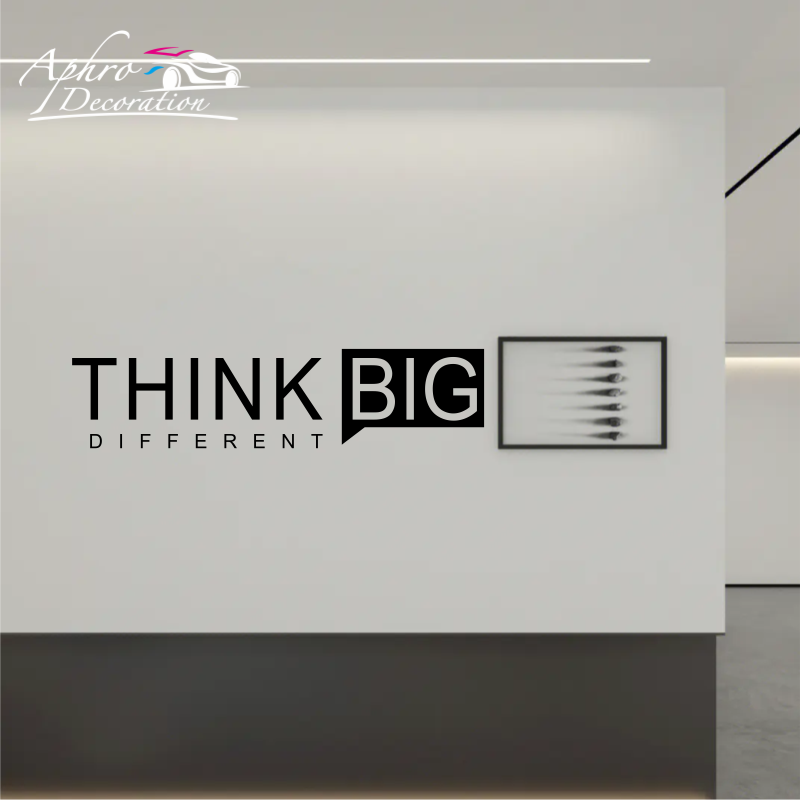 Thank Big Different Office Wal – Interior Design Quotes Bewertung und Preis