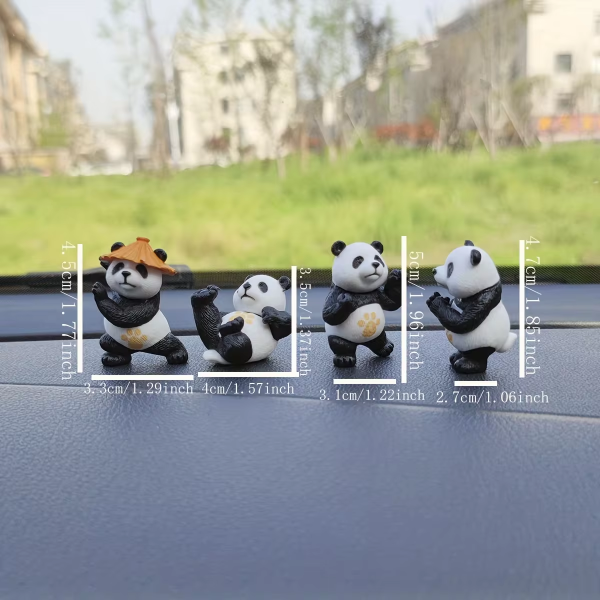 4pcs/set Panda Design Car Orna – Interior Design Of House Bewertung und Preis
