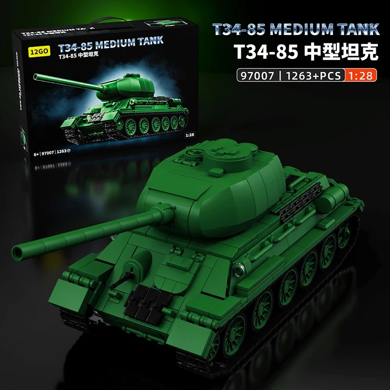 T34-85 Tank Model Kit - 1263PC – Interior Design Build Bewertung und Preis
