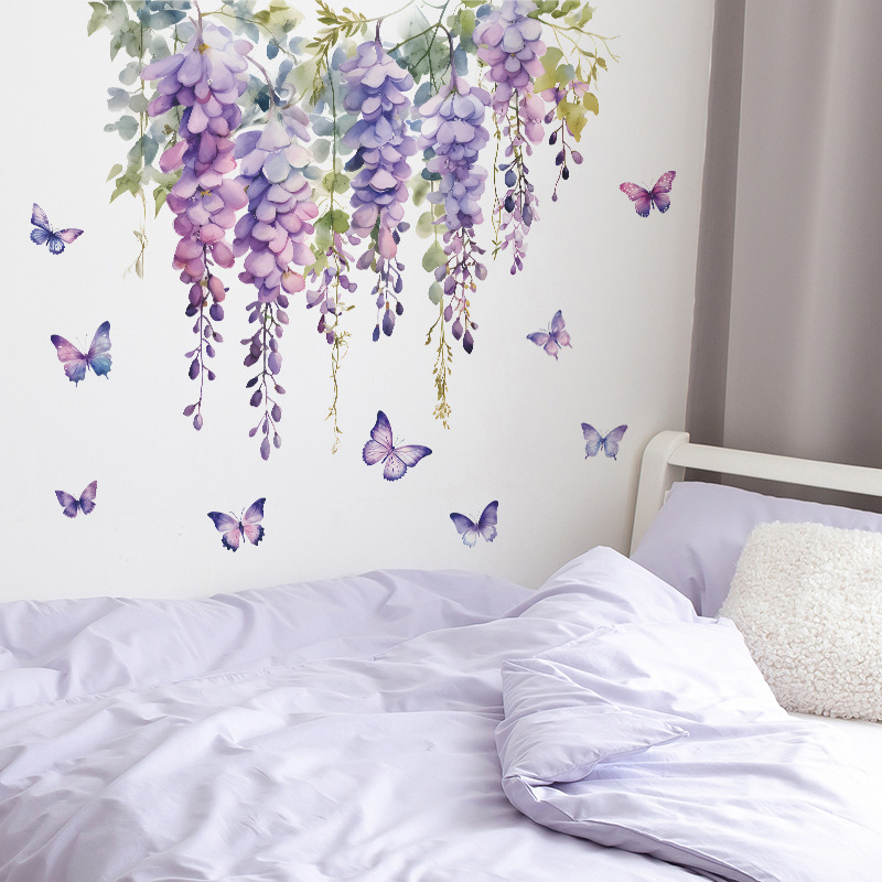 Purple Flower Plants Floral Wa – Interior Design Of House Bewertung und Preis