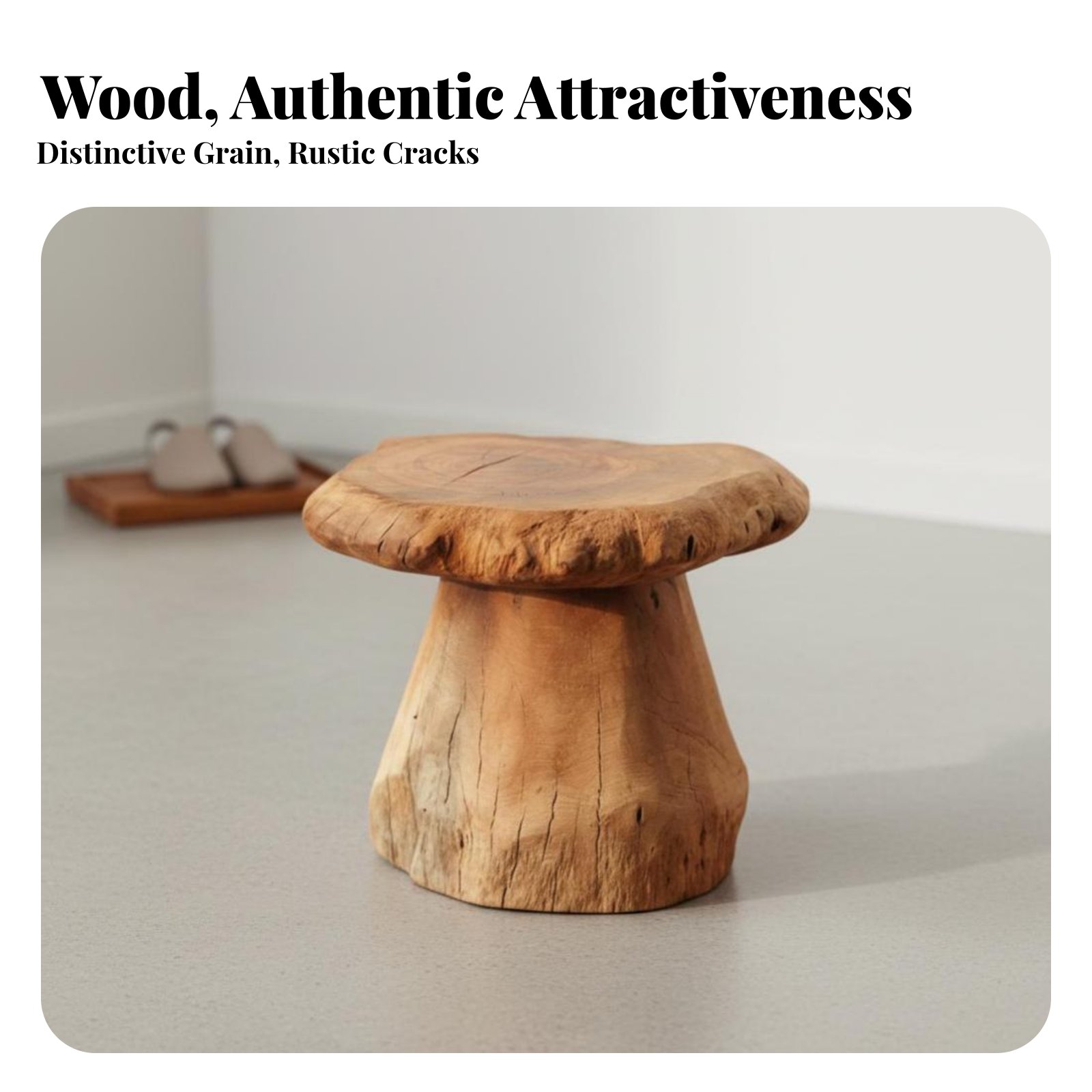 Mushroom-Shaped Stool Wabi-Sab – Interior Design Build Bewertung und Preis