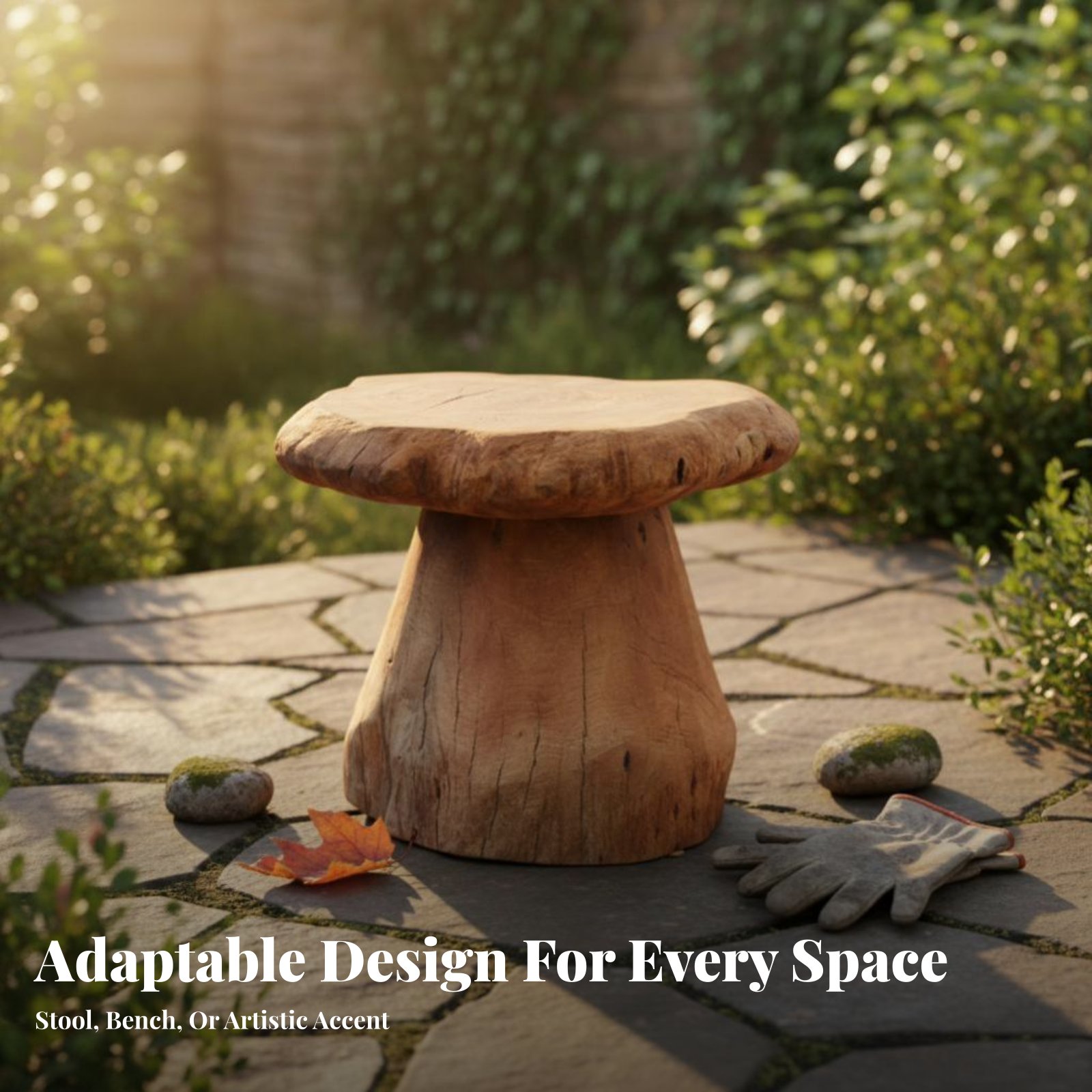 Mushroom-Shaped Stool Wabi-Sab – Interior Design Build Bewertung und Preis