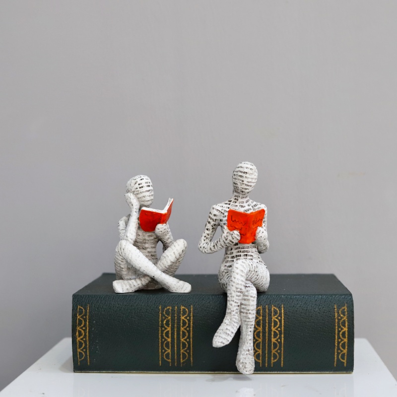 1Pc, Reading Paper Pulp Woman  – Interior Design Book Bewertung und Preis